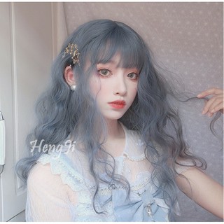 Wig Xanh khói Hengji (kéo sang phải để xem ảnh thật)