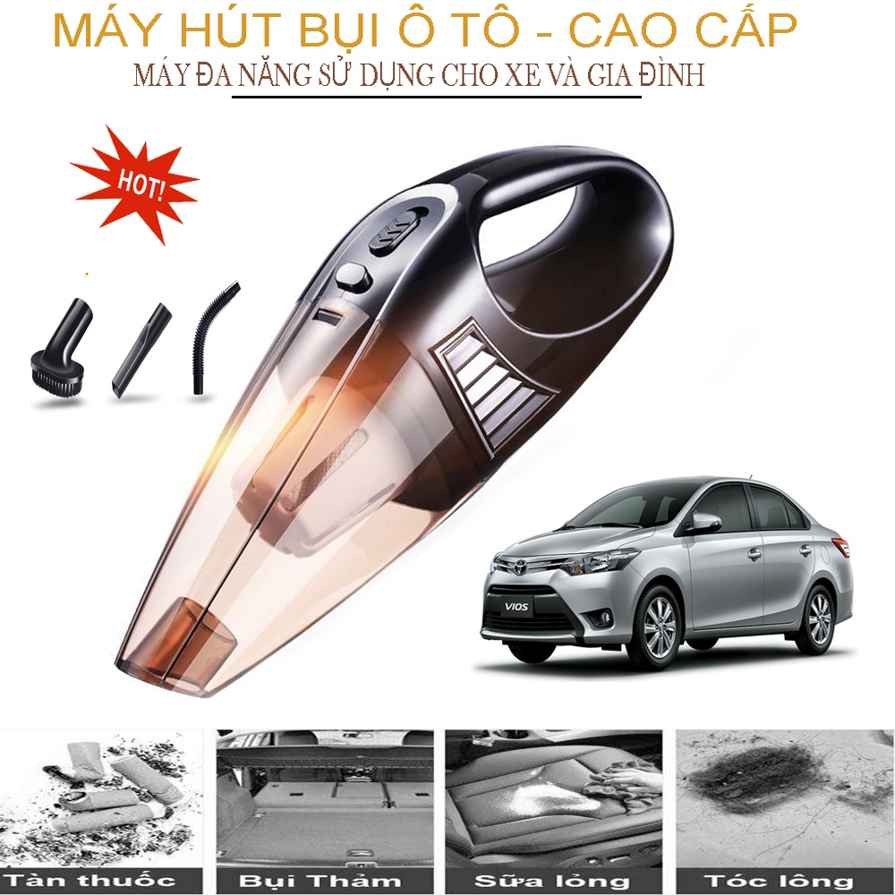 Máy Hút Bụi Ô TÔ Cầm Tay,Máy Hút Bụi Đa Năng, Với Công Xuất Lớn Hút Sạch Bụi Bẩn Như Sàn Nhà , Gầm Ghế