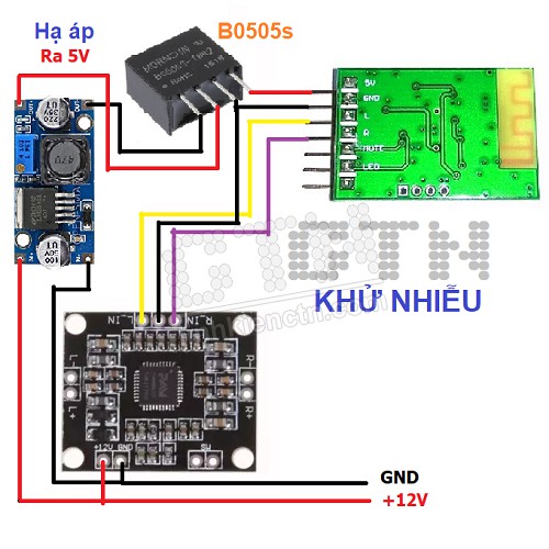 Nguồn cách ly B0505S 1W DC5V to DC5V