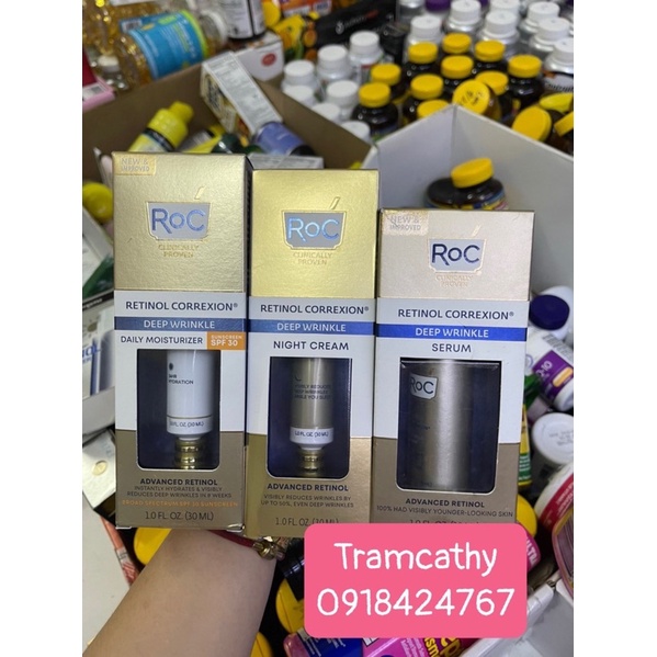 Kem dưỡng đêm chống nhăn chuyên sâu Roc Retinol Correxion Deep Wrinkle Night Cream