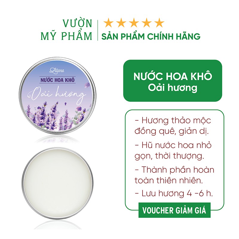 Nước Hoa Khô Thơm Liliana - Hương thơm theo tính cách nàng | BigBuy360 - bigbuy360.vn