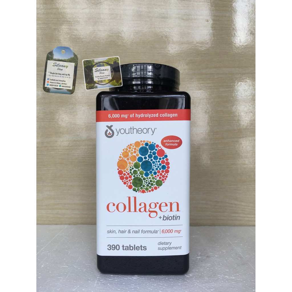 [Date 05/2022] Collagen Youtheory Type 1, 2 & 3 hộp 390 viên