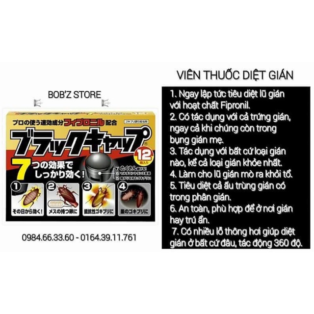 Viên thuốc đuổi gián