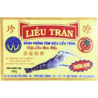Hộp bánh phồng tôm Liễu Trân Thượng hạng 500g