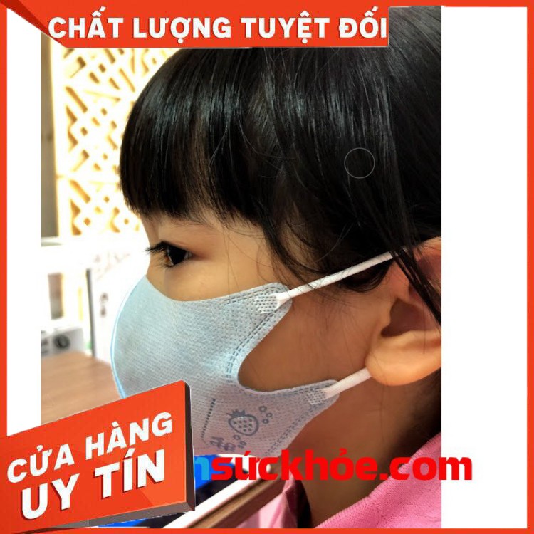 Khẩu trang 3D lọc bụi PM2.5 - Chống UV cho bé - Hộp 10 chiếc | BigBuy360 - bigbuy360.vn