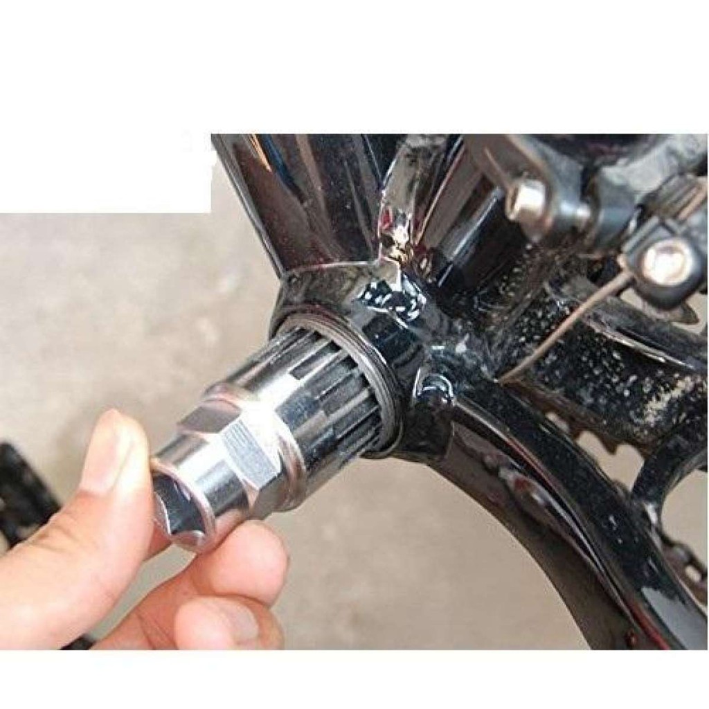 Dụng cụ sửa xe đạp - 1 Dụng cụ tháo trục giữa xe đạp( kích thước: 5 x 3,1cm )