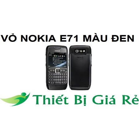 VỎ NOKIA E71 MÀU ĐEN