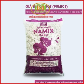 Đá bọt Pumice trồng lan lót đáy chậu trồng sen  đá 2,5kg (5dm3) Minh Hân Garden