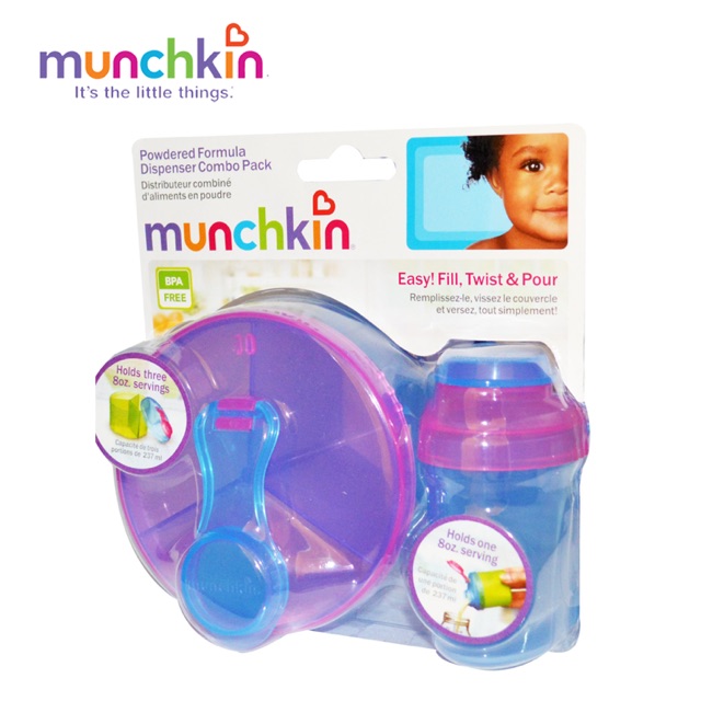 Bộ 2 hộp chia sữa Munchkin chính hãng