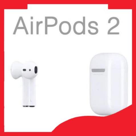 [AIRPODS 2] Tai Nghe Bluetooth Bản Mới Full Chức Năng Đổi Tên ✔Định Vị ✔Sạc Không Dây - Bảo Hành 12 Tháng @ S