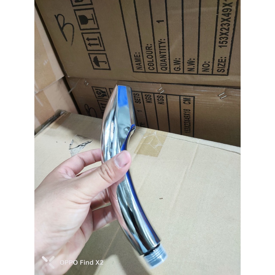 Tay sen tăng áp Mạnh - Tay nhựa mạ Crome Bóng nhỏ