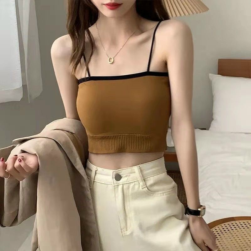 Áo Bra Cotton Nhiều Màu Phối Viền Đen Mã 388
