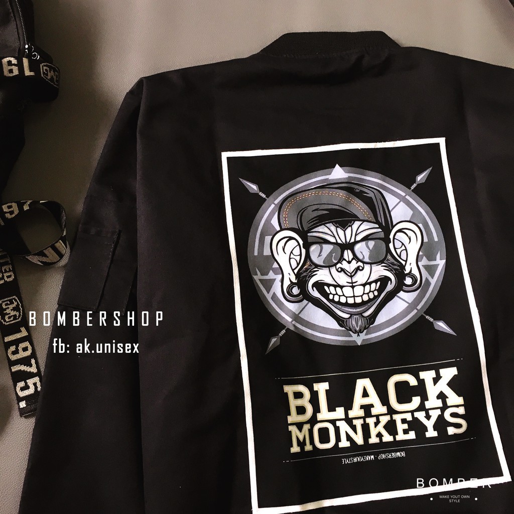 [Ảnh + video thật 100%] Áo khoác Bomber BADASS.MONKEY (hàng design cao cấp) [MS: BWTM19] | BigBuy360 - bigbuy360.vn