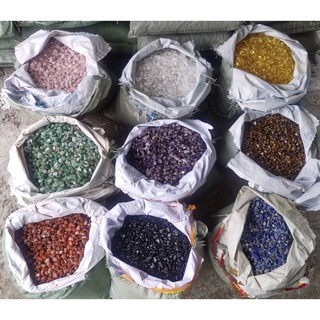 100gr Amethyst Viên Đá Hạt Màu Tím