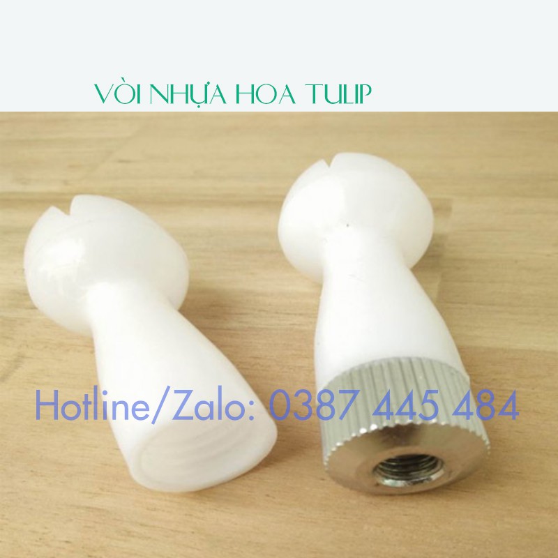 Vòi nhựa hoa Tulip cho bình xịt kem ISI, bình xịt kem Mosa, bình xịt kem Nhôm - Phụ kiện bình xịt kem