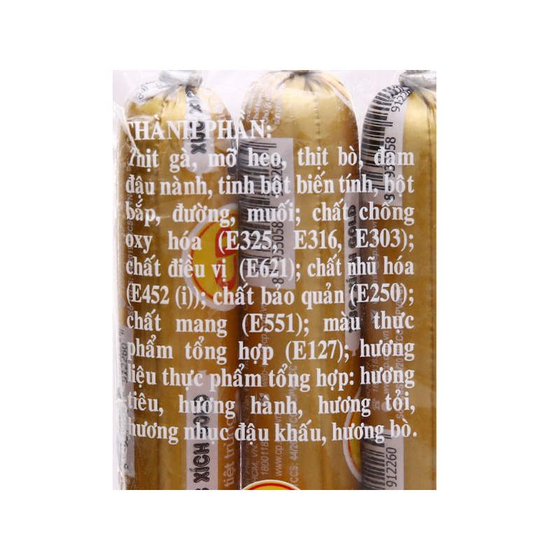Gói 5 cây xúc xích CP gold và xúc xích CP red | BigBuy360 - bigbuy360.vn