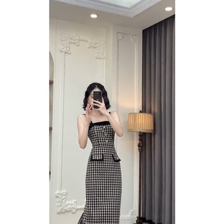 Set váy ziczac 2 chi tiết