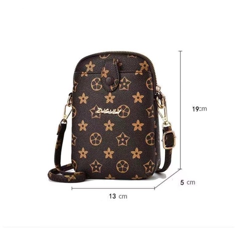 Túi Đeo Chéo Mini Dùng Đựng Điện Thoại Và Chìa Khóa Thời Trang Cho Nữ