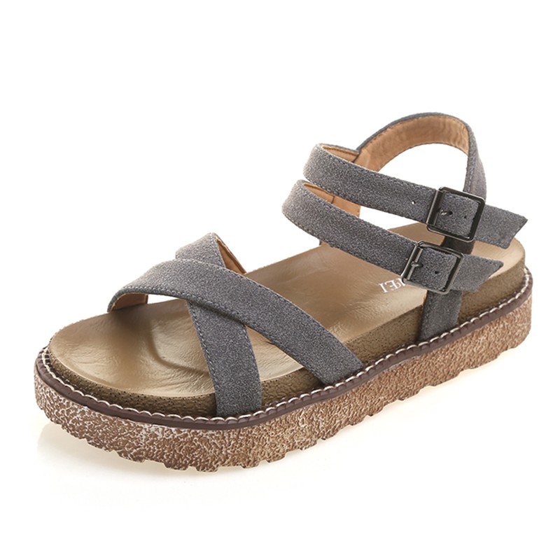 M32  Sandal nữ đế bệt mùa hè phiên bản mới hàn quốc