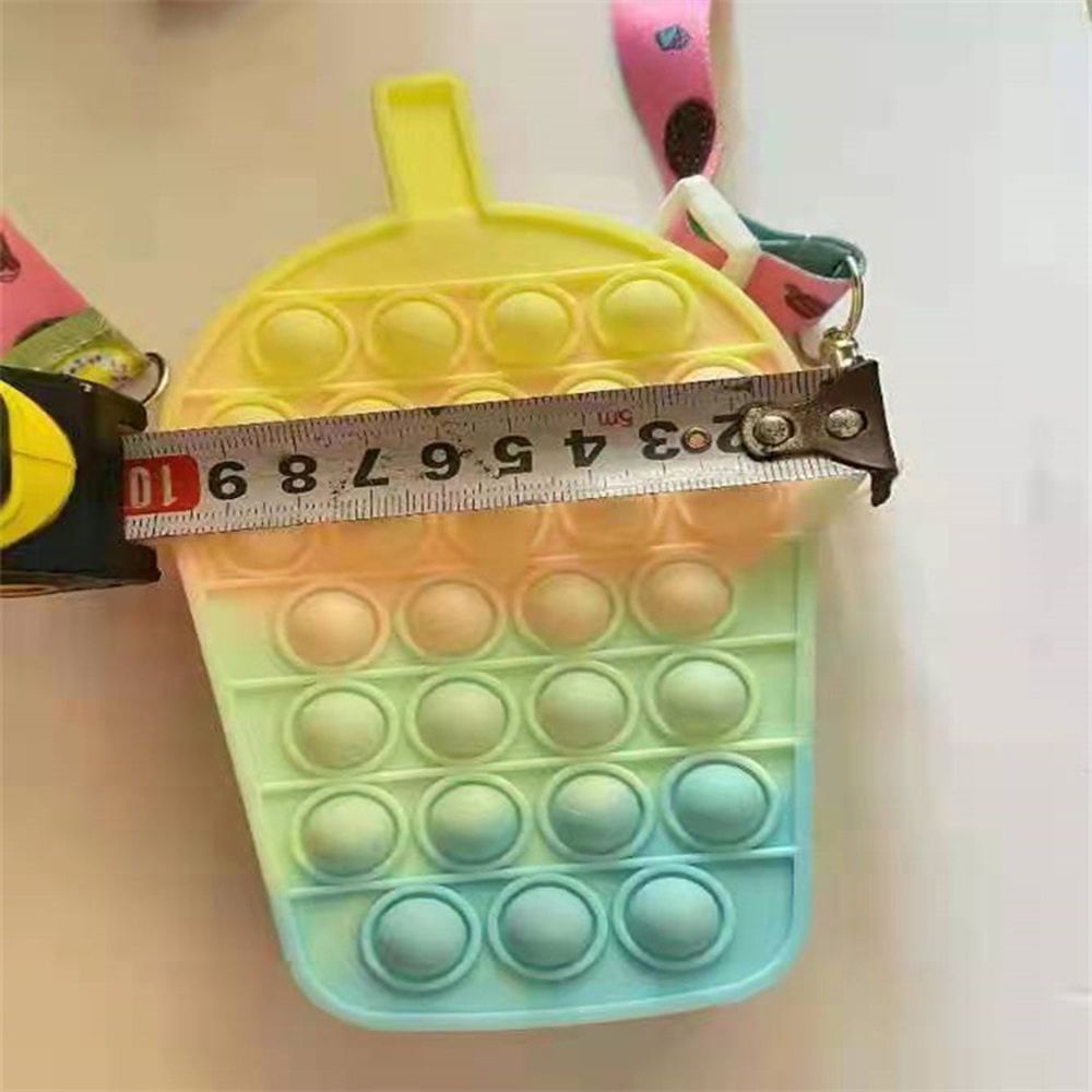 Túi đựng điện thoại/ tiền xu bằng silicon chống căng thẳng họa tiết hoạt hình dễ thương dành cho bé