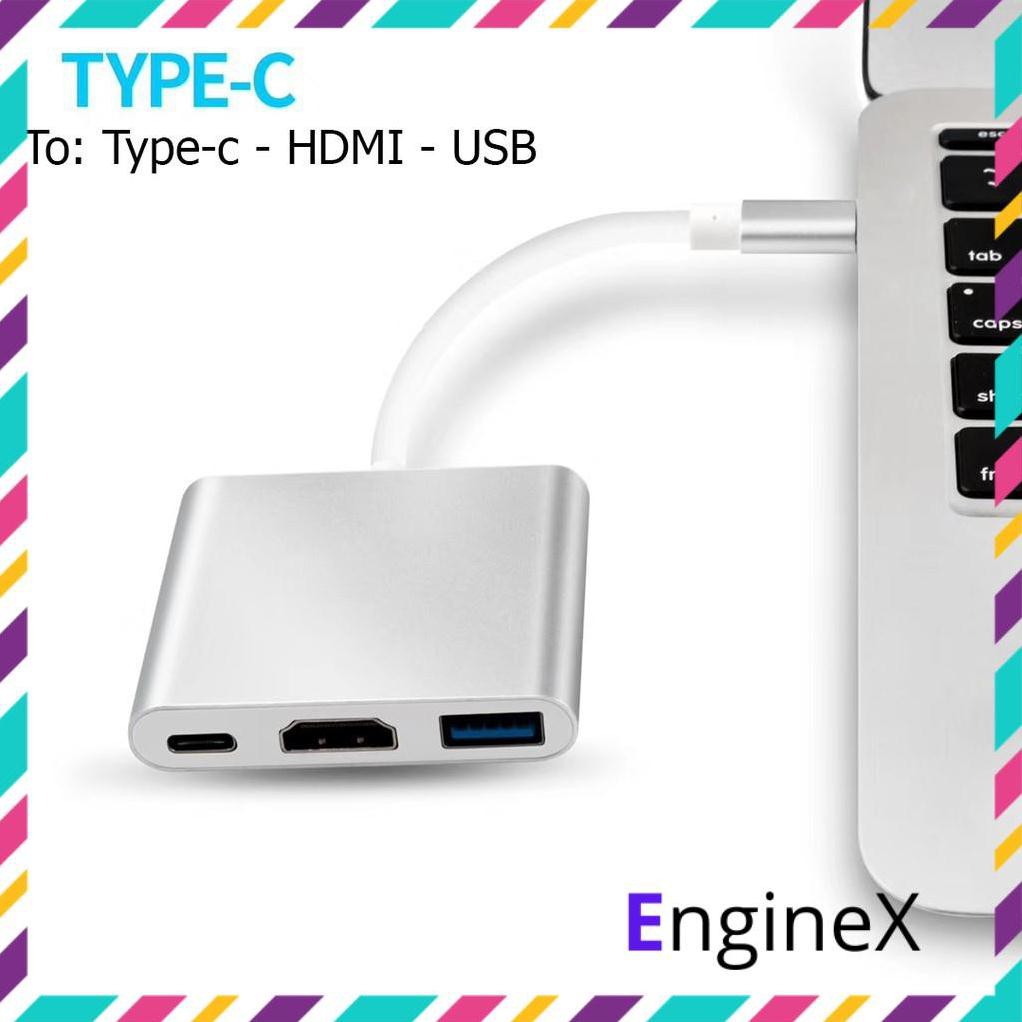 Usb Type-C To USB-C 4K HDMI USB 3.0, 3 trong 1, hỗ trợ Samsung MHL dây kết nối tivi máy chiếu với điện thoại