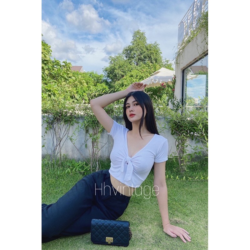 Áo nơ ngực tay ngắn | BigBuy360 - bigbuy360.vn