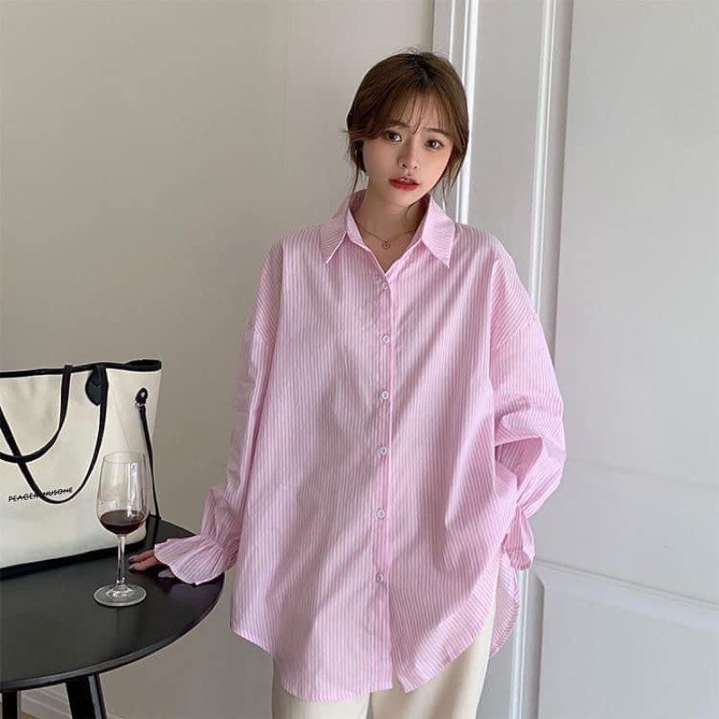 Áo sơ mi kẻ phối tay | BigBuy360 - bigbuy360.vn