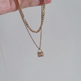 Set dây chuyền goodluck 2 tầng, chất liệu titan ko rỉ séc 𝐥𝐚𝐫𝐞𝐢𝐧.𝐚𝐜𝐜𝐞𝐬𝐬𝐨𝐫𝐢𝐞𝐬 sdtgl2t