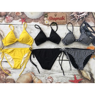 HOTĐồ bơi bikini cạp thấp siêu tôn dángSieu HOT