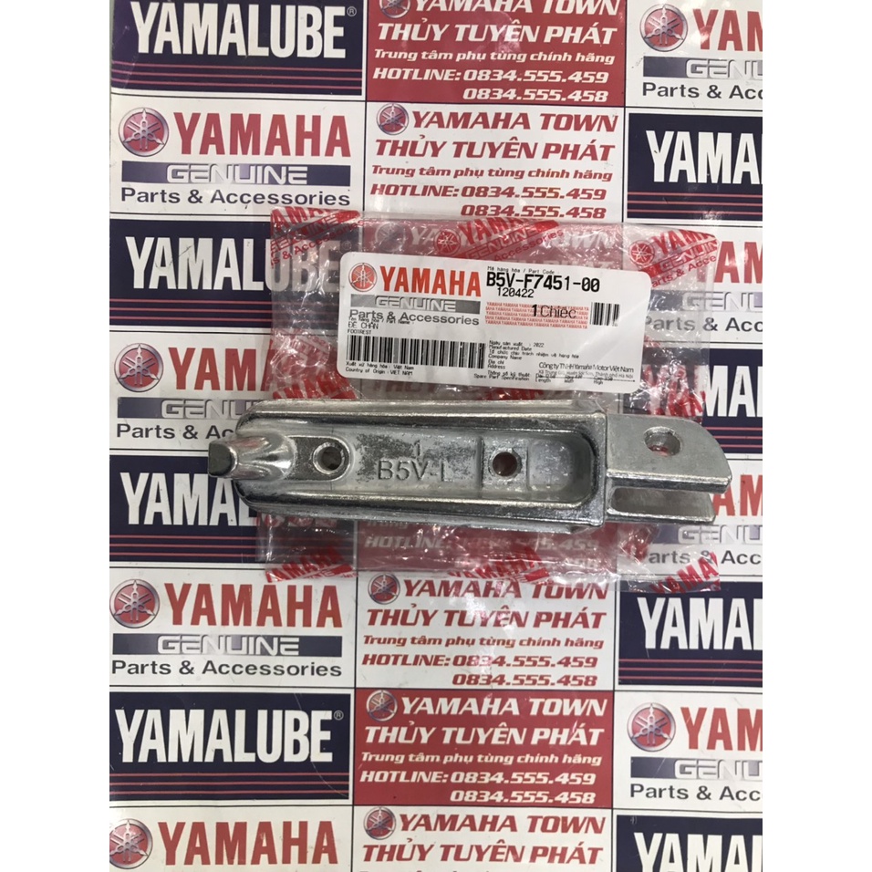 Bát nhôm gác chân trái ex 155 zin chính hãng yamaha