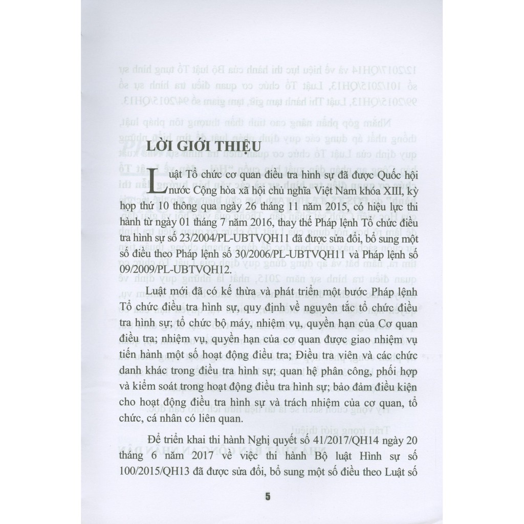 Sách - Hỏi -Đáp Về Luật Tổ Chức Cơ Quan Điều Tra Hình Sự Và Các Văn Bản Hướng Dẫn Thi Hành | BigBuy360 - bigbuy360.vn