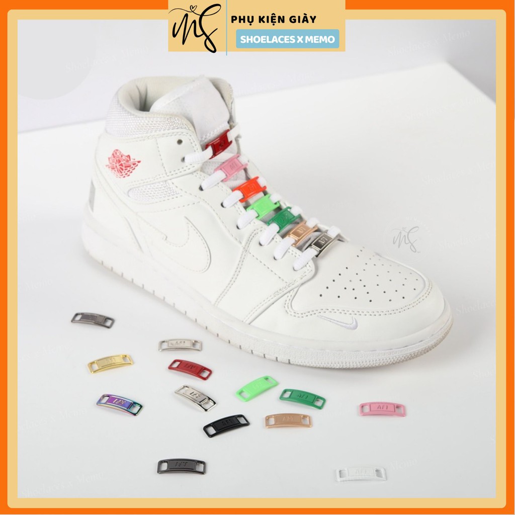 Lacetags & Pin AF1/ Airforce 1- Phụ kiện Giày AF1 Khoá Lace Locks