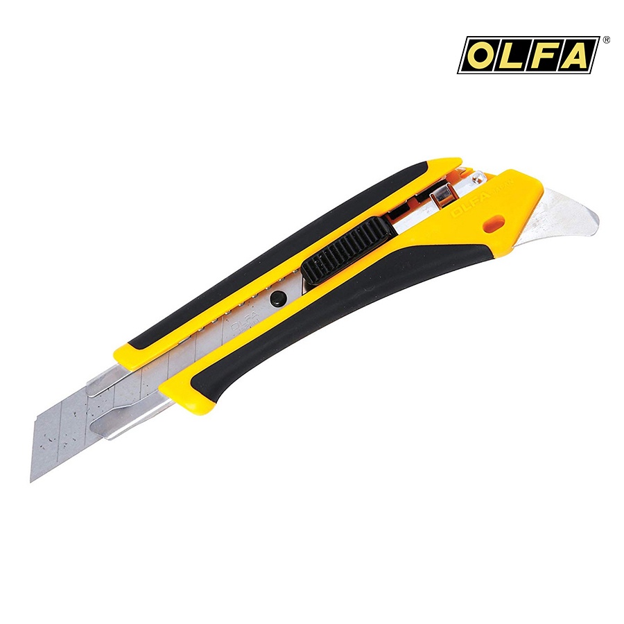 Combo Dao cắt OLFA L5-AL Dao cắt kỹ thuật chuyên cắt vật liệu cứng / Hộp lưỡi dao LB-10B cắt vật liệu cứng dày