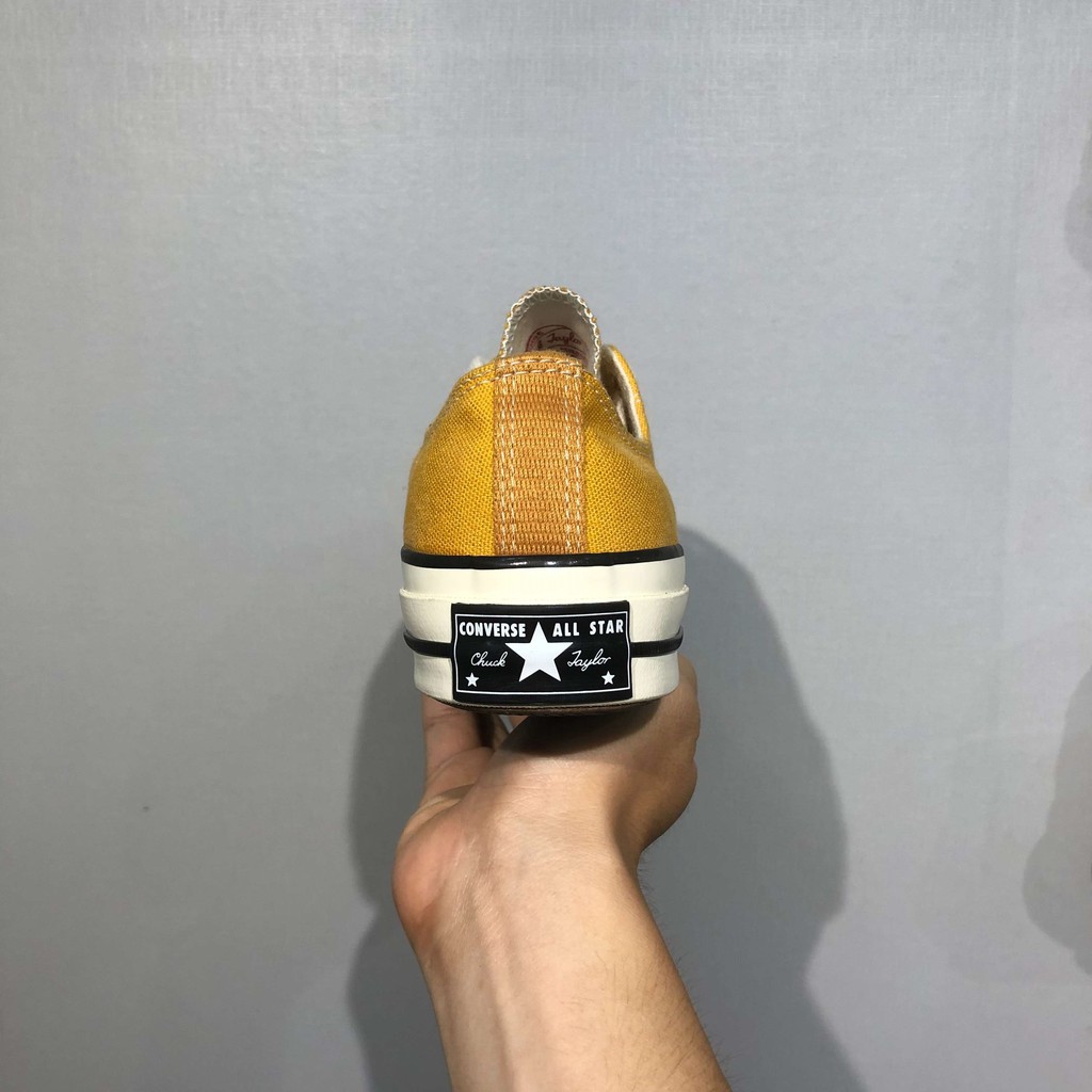 (𝗖𝗵𝗶́𝗻𝗵 𝗵𝗮̃𝗻𝗴 - 𝗙𝗮𝗸𝗲 đ𝗲̂̀𝗻 𝘅𝟭𝟬| M - Waffle) Giày CONVERSE 1970s Sunflower Cổ Thấp - 162063C - Giày full tem - Box ko tem
