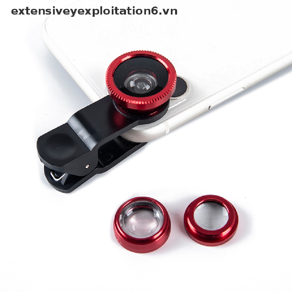 Bộ Lens Mắt Cá Góc Rộng 3 Trong 1 Cho Điện Thoại E6VN / E6VN