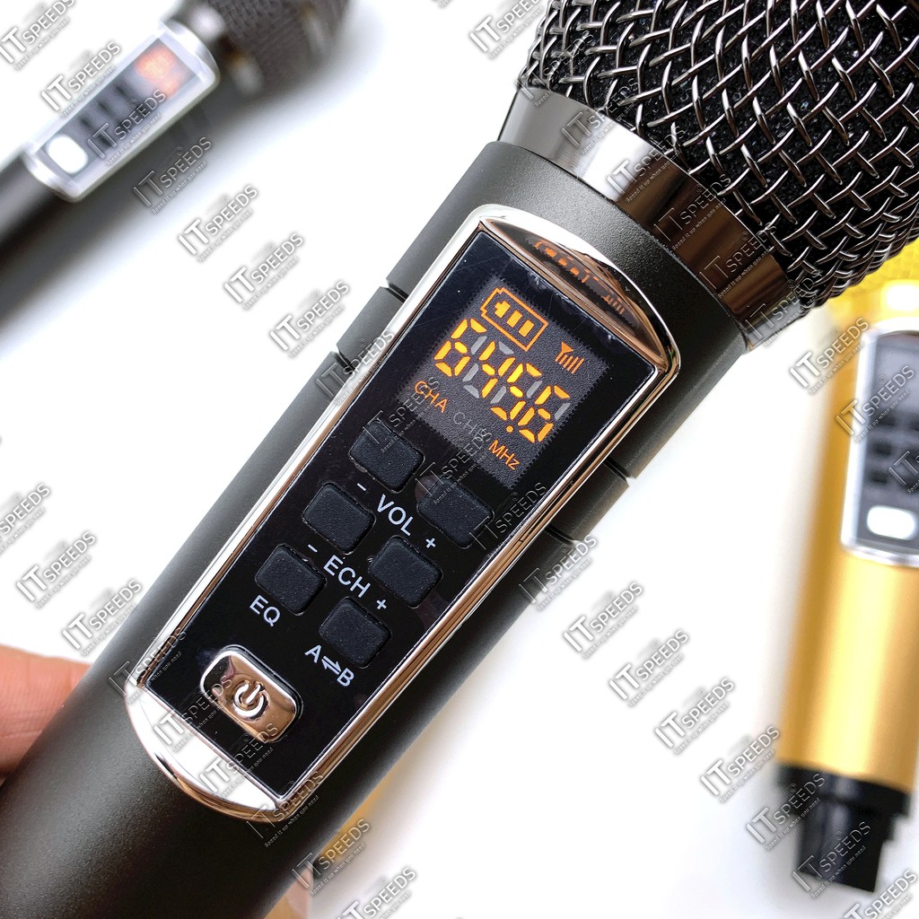 [Loại 1] Loa Karaoke Bluetooth SD-306 PLUS, Kèm 2 mirco không dây