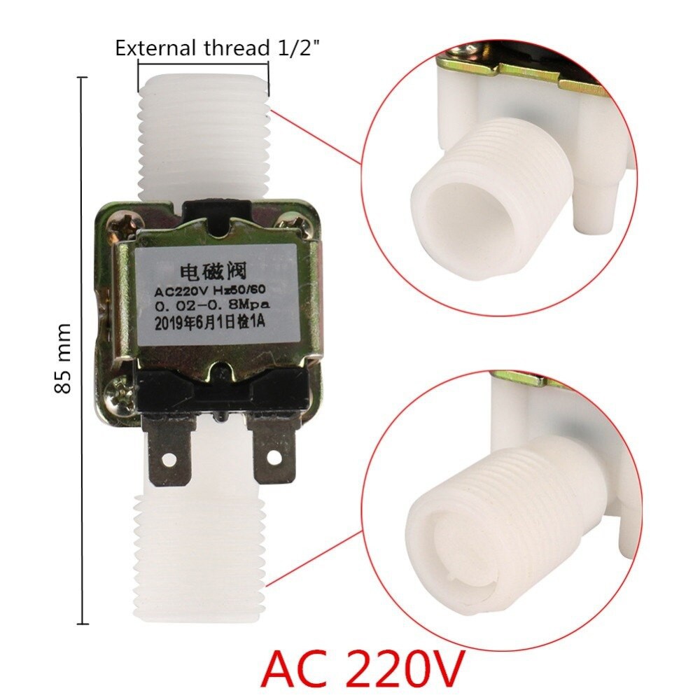 1 Van Điện Từ 1 / 2 "3 / 4" 220V / 12V Chất Lượng Cao