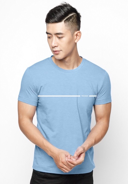 ÁO THUN NAM CỔ TRÒN 100% cotton, mịn mát AN131
