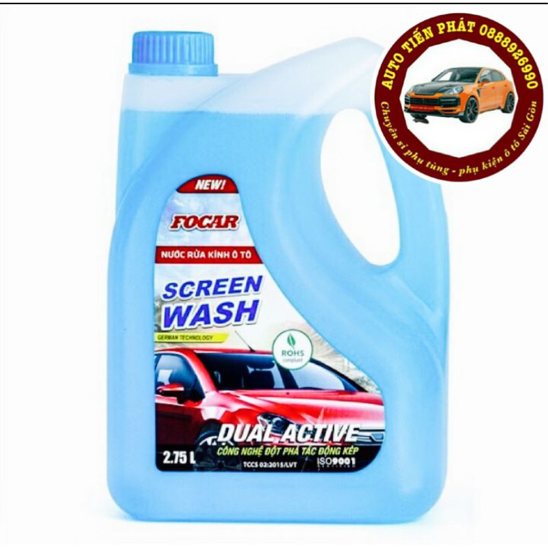 Nước rửa kính ô tô Screen Wash ( + Tặng khăn mềm lau xe)