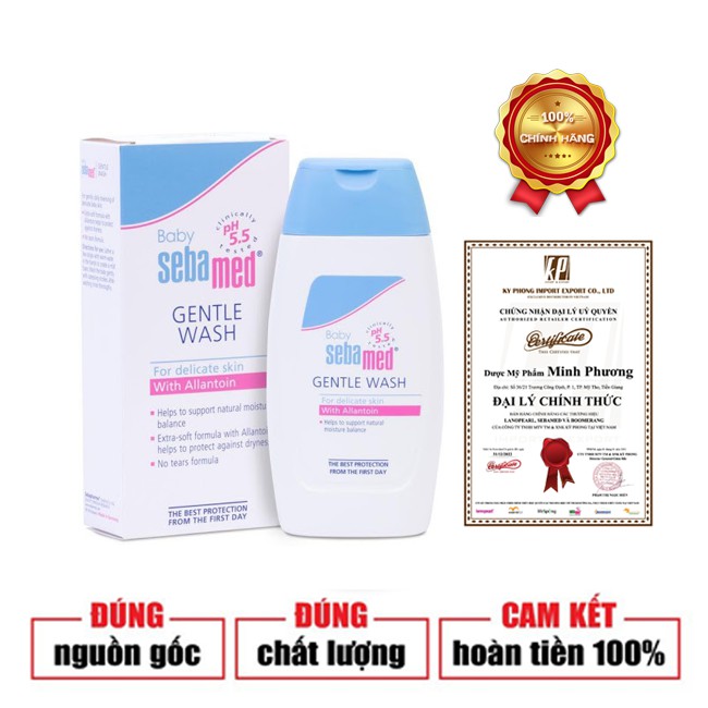 ✅ [CHÍNH HÃNG] Sữa tắm gội dịu nhẹ toàn thân Sebamed pH5.5