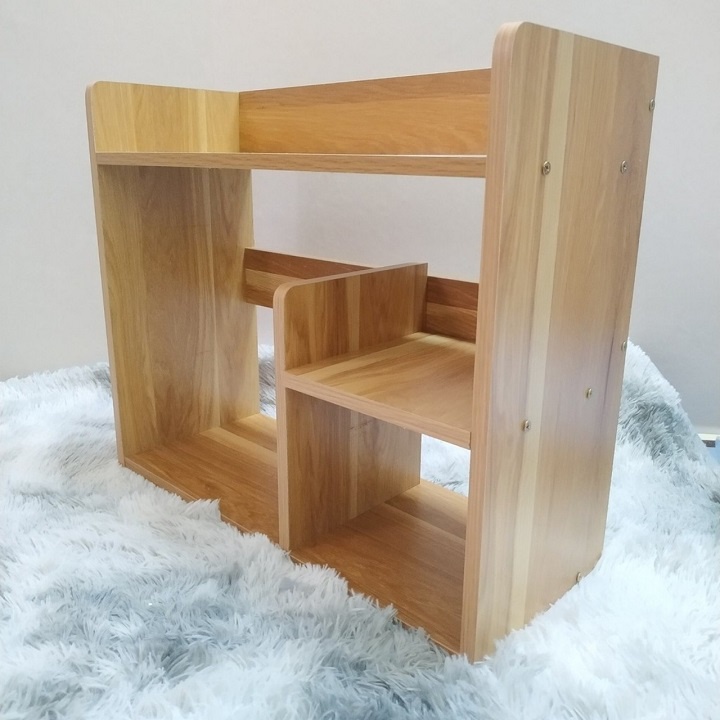 Kệ Sách Để Bàn 5 NGĂN Bằng Gỗ Lắp Ghép Tiện Lợi, GIÁ TỐT NHẤT