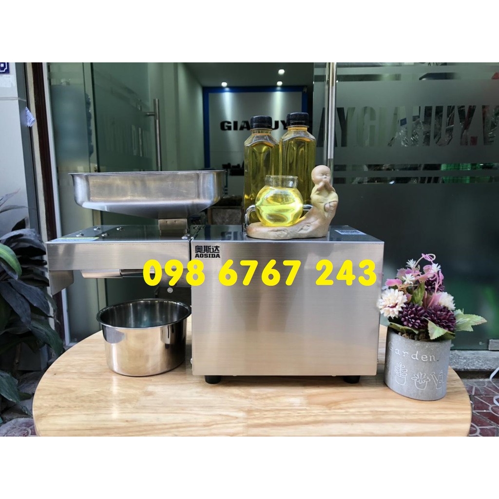 Máy ép dầu gia đình GD03, máy ép hạt nông sản bằng nhiệt tạo ra dầu