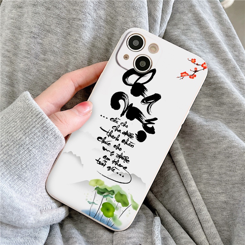 Ốp Iphone 11/12promax Cầu phúc cho Cha Mẹ từ ip 13promax 11 promax 12 pro max 6 6plus 7 plus 8 x xr xsmax