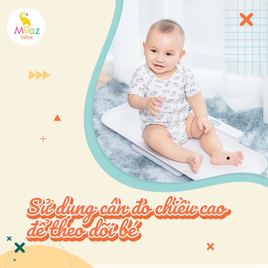 Cân điện tử cho mẹ và bé Moaz bebe Mb-022 hàng chính hãng bảo hành 1 năm