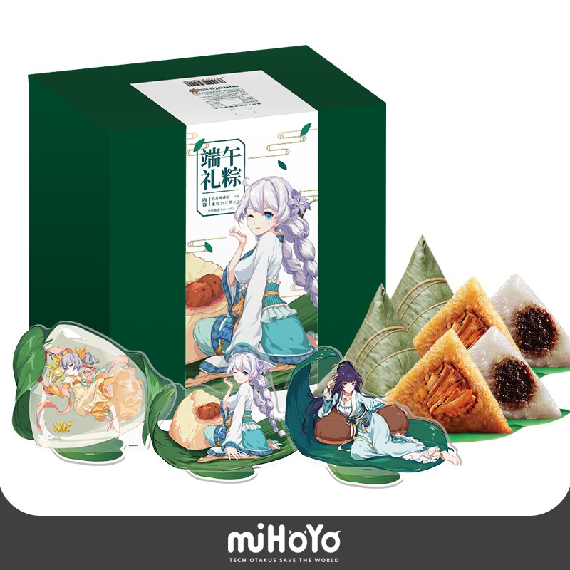 [miHoYo Official x Yamete Shop][Order] Hộp Bánh Ú Tro Nhân Thịt Sang Trọng - Lễ Hội Thuyền Rồng Valk