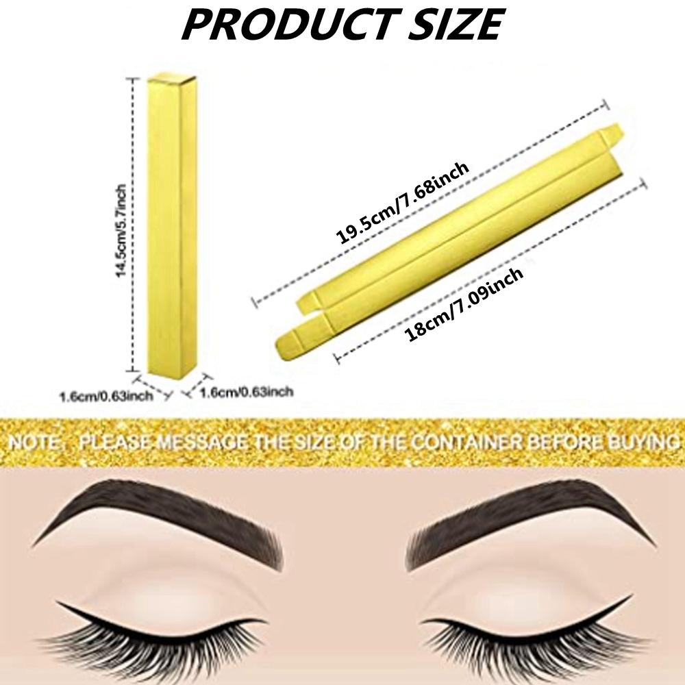 Bộ 50 Hộp Rỗng Đựng Bút Kẻ Mắt Chống Nước Màu Lấp Lánh Ốp