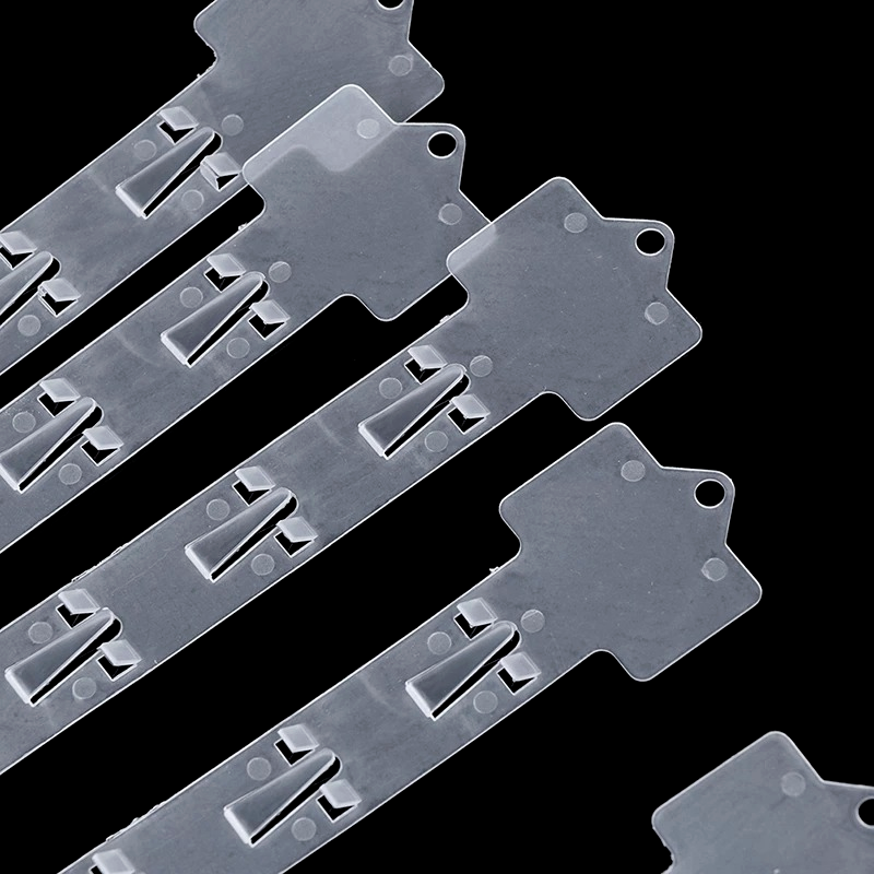 Dải trưng bày bánh snack bằng nhựa PVC trong suốt có móc treo tiện dụng cho cửa hàng tạp hóa siêu thị