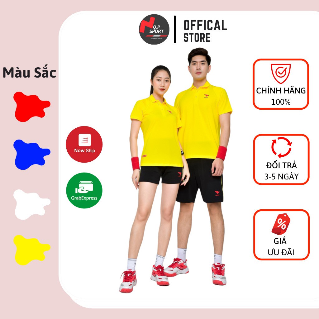 Áo Tennis, Áo Cầu Lông Nam Nữ Thương Hiệu HIWING Chất Liệu Mè Lạnh Hàn Quốc HI-KOOL Cao Cấp Mẫu LUX 1_Tặng Quà ⚡