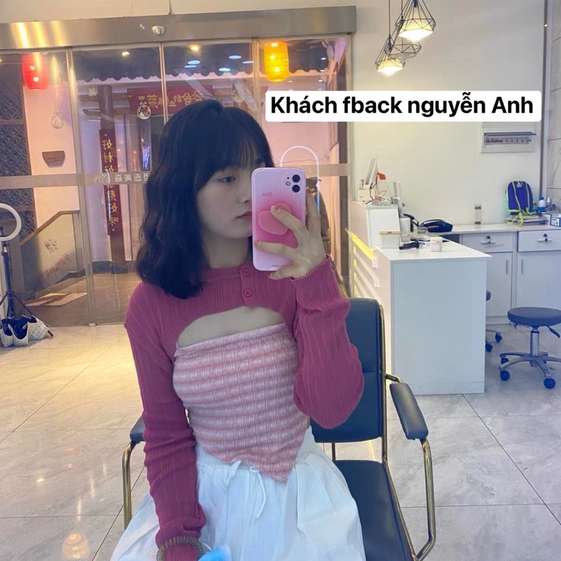 SÉT ÁO CANGIGAN+YẾM KIỂU 💕 ODER