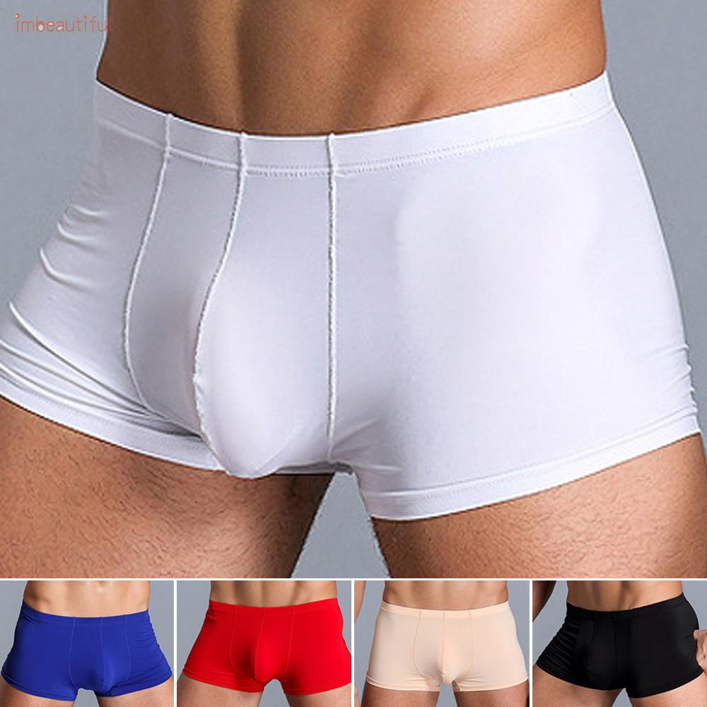 Quần lót boxer vải lụa lạnh cho nam giới